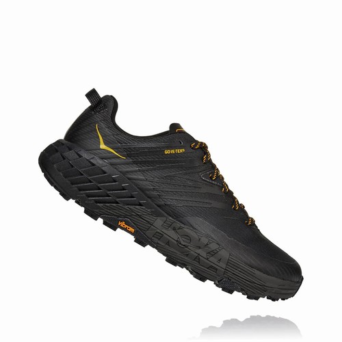 Hoka One One SPEEDGOAT 4 GORE-TEX Vegan Shoes For Men India Black IN-3829